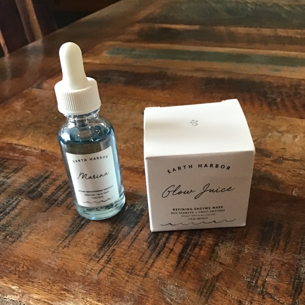 NEW Earth Harbor Skin Products (mask and marina)